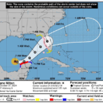 🔸 ACTUALIZACIÓN 🔸 Bandas del huracán Milton impactarán Campeche, Yucatán y Quintana Roo con categoría 4