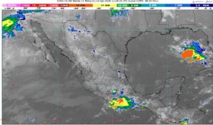 Pronostican lluvias fuertes en el centro, occidente, sur y sureste del país, incluida península de Yucatán