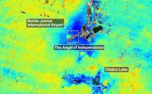 NASA revela zonas críticas del hundimiento en CDMX: estas áreas registran mayor afectación